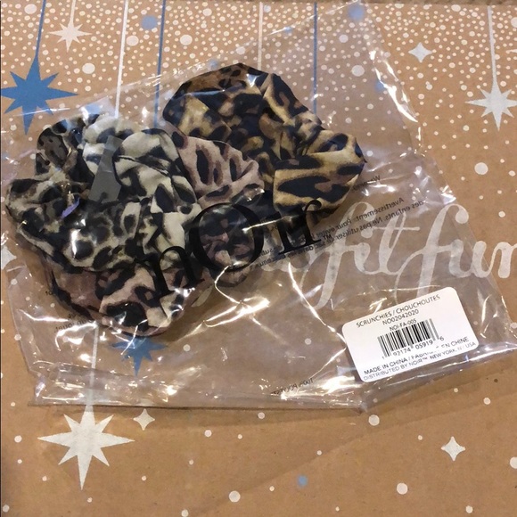 6/$25 Bundle nOir Jewelry Ombre Leopard Scrunchies. NWT. - Picture 3 of 3